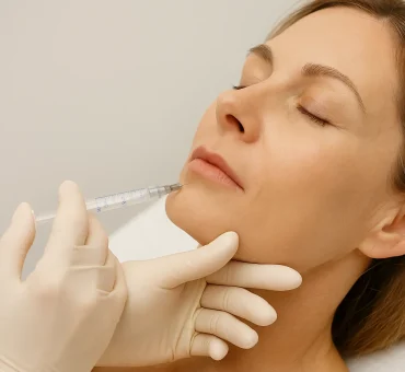 Tratamiento con inductores de colágeno como Radiesse®, ácido poliláctico o Kaasina para estimular la producción natural de colágeno. Mejora la firmeza, elasticidad y textura de la piel de forma progresiva y duradera.